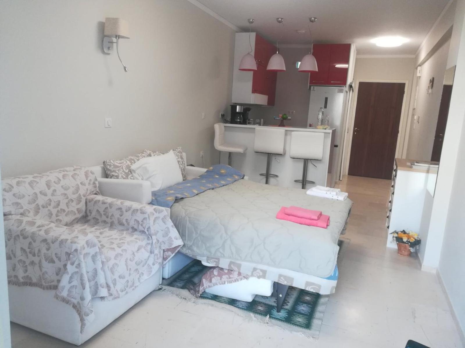 Modern Studio By The Sea Loutra Edipsou  Ngoại thất bức ảnh