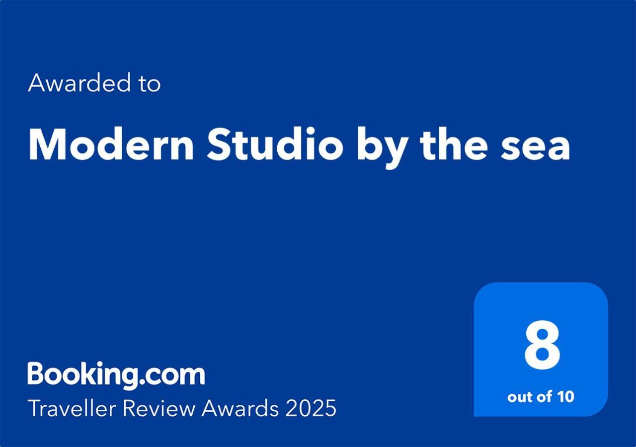 Modern Studio By The Sea Loutra Edipsou  Ngoại thất bức ảnh